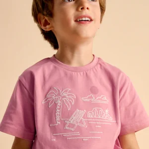 Camiseta manga corta guayaba