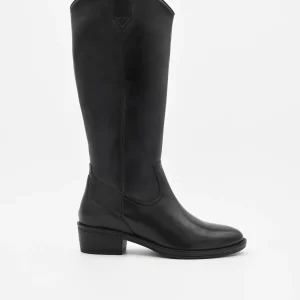 BOTA COWBOY NEGRA PARA MUJER