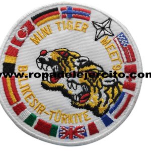 Parche bordado 2 tigres