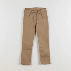 Pantalón largo cinco bolsillos camel