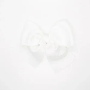 Lazo grosgrain blanco