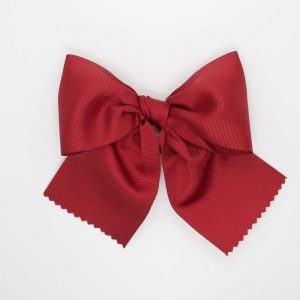 Lazo grosgrain grande guinda