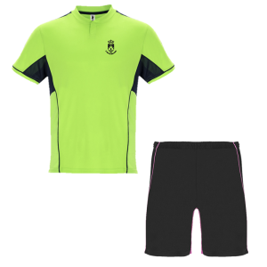 Conjunto Portero Verde Fluor y negro
