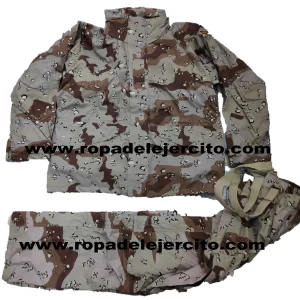 Traje intemperie arido 6 colores 3 piezas GORE-TEX® Talla XL (original del Ejercito del Aire)